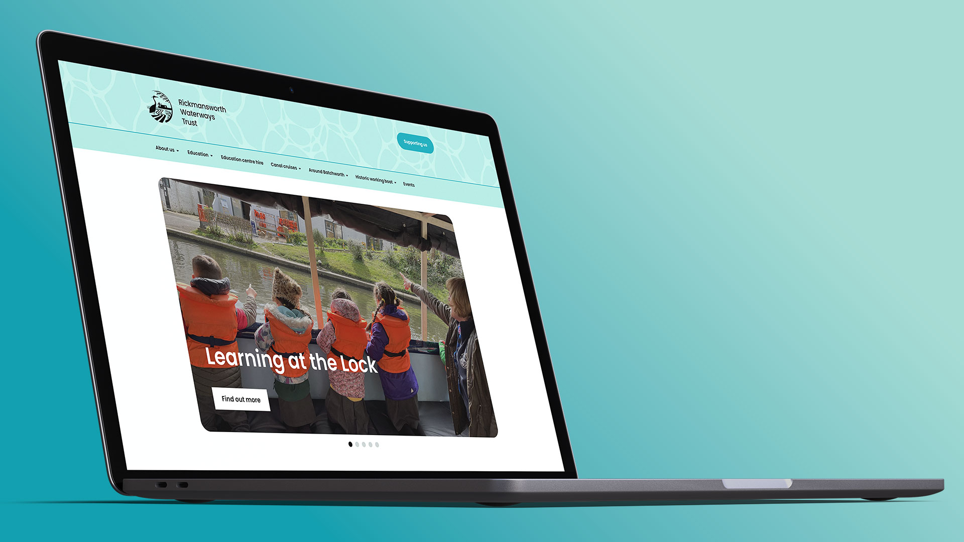 Rickmansworth Waterways Trust website home page